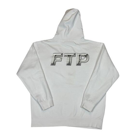 FTP Chrome Logo Hoodie Men's Large Skate Streetwear - Picture 1 of 14